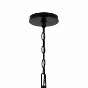Kichler 52696BK Six Light Chandelier, Black (3)