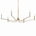 Kichler 52696CPZ Six Light Chandelier, Champagne Bronze (2)