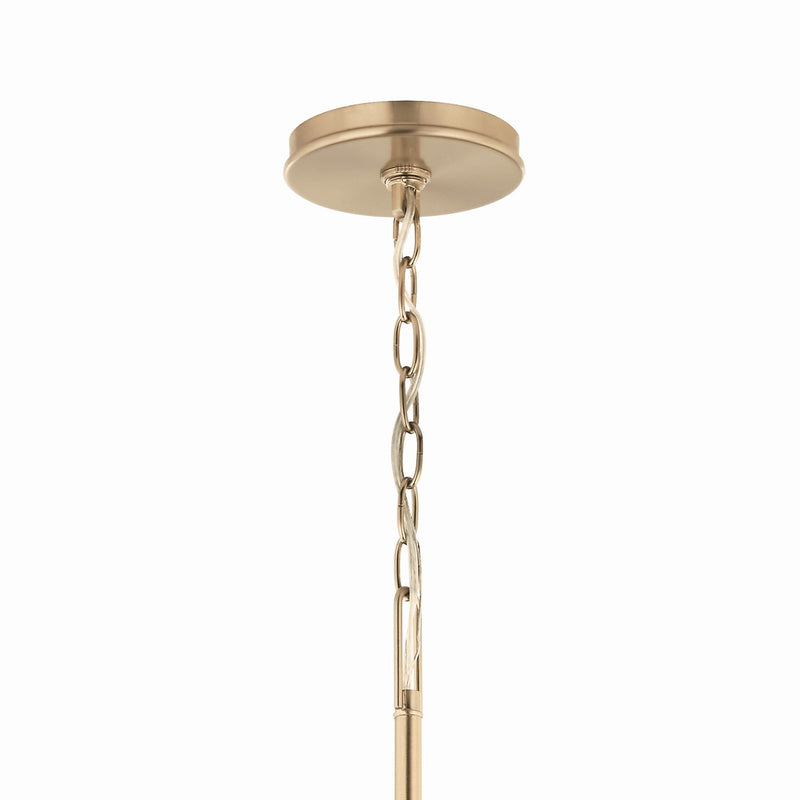 Kichler 52696CPZ Six Light Chandelier, Champagne Bronze (3)