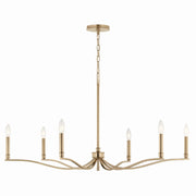 Kichler 52696CPZ Six Light Chandelier, Champagne Bronze (4)