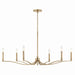 Kichler 52696CPZ Six Light Chandelier, Champagne Bronze (4)