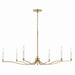 Kichler 52696CPZ Six Light Chandelier, Champagne Bronze (5)