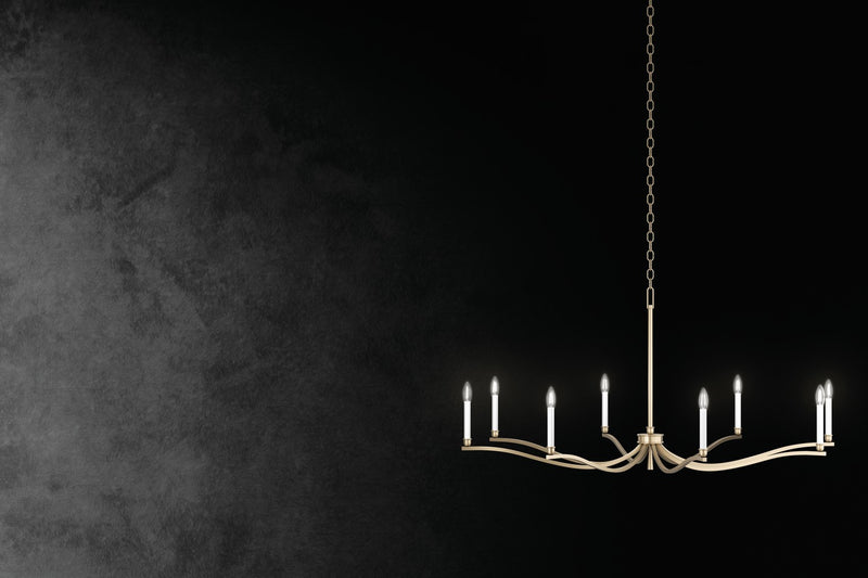 Kichler 52696CPZ Six Light Chandelier, Champagne Bronze (6)