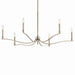 Kichler 52696PN Six Light Chandelier, Polished Nickel (2)