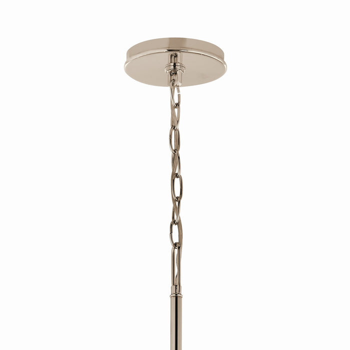 Kichler 52696PN Six Light Chandelier, Polished Nickel (3)