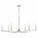 Kichler 52696PN Six Light Chandelier, Polished Nickel (4)