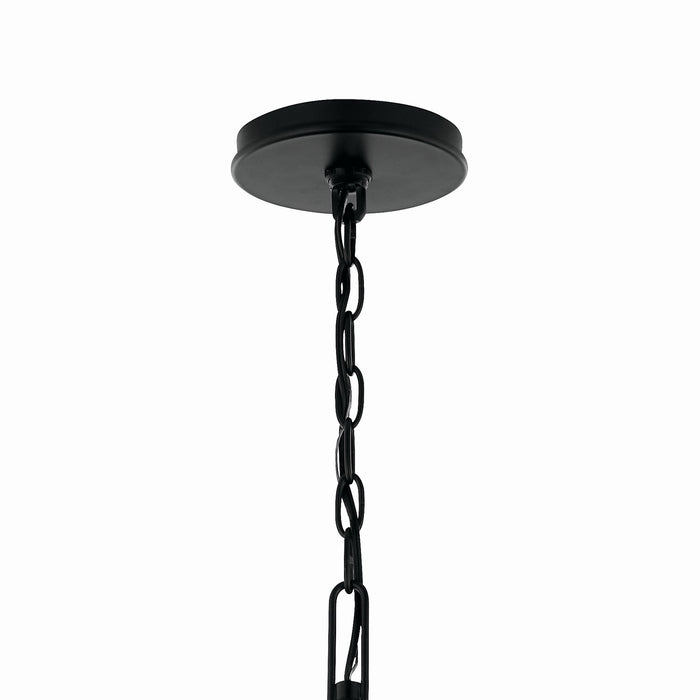 Kichler 52697BK Eight Light Chandelier, Black (3)