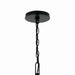 Kichler 52697BK Eight Light Chandelier, Black (3)