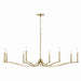 Kichler 52697CPZ Eight Light Chandelier, Champagne Bronze (4)