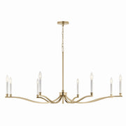 Kichler 52697CPZ Eight Light Chandelier, Champagne Bronze (5)