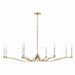 Kichler 52697CPZ Eight Light Chandelier, Champagne Bronze (5)