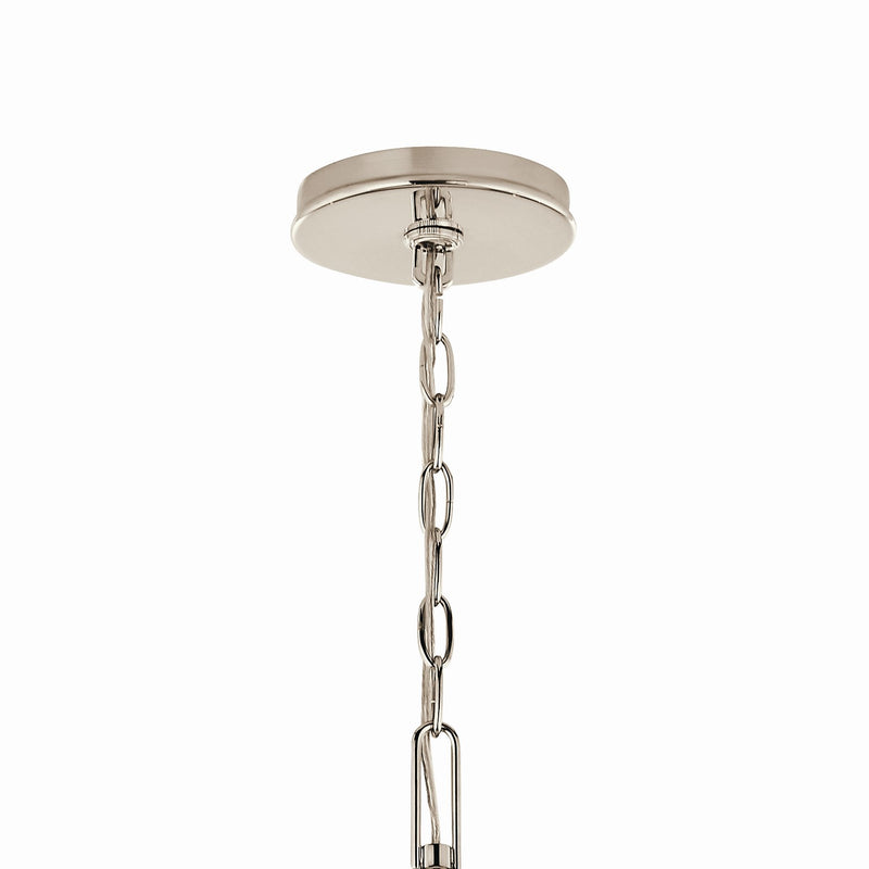 Kichler 52697PN Eight Light Chandelier, Polished Nickel (3)