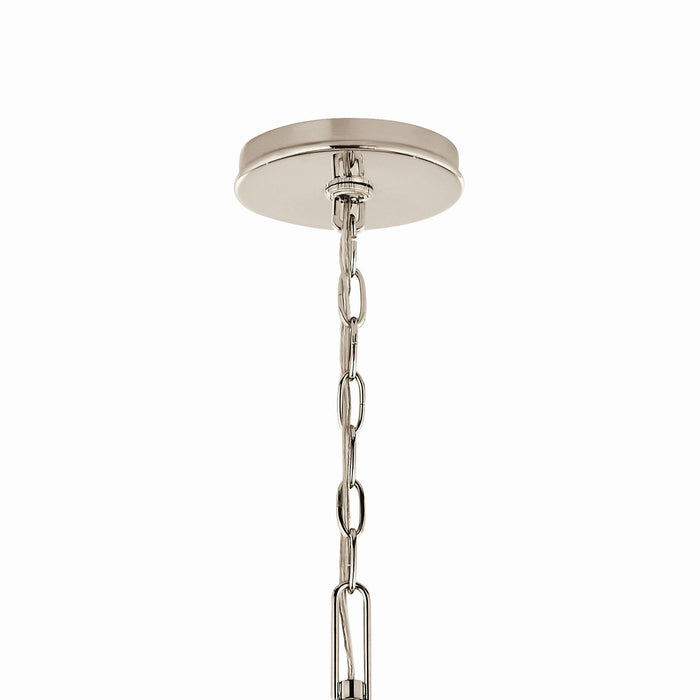 Kichler 52697PN Eight Light Chandelier, Polished Nickel (3)