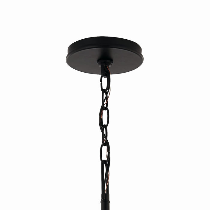 Kichler 52698BK 14 Light Chandelier, Black (3)