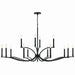 Kichler 52698BK 14 Light Chandelier, Black (4)