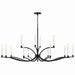 Kichler 52698BK 14 Light Chandelier, Black (5)