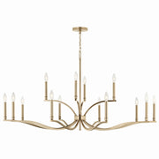 Kichler 52698CPZ 14 Light Chandelier, Champagne Bronze (4)