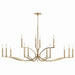 Kichler 52698CPZ 14 Light Chandelier, Champagne Bronze (4)