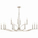 Kichler 52698PN 14 Light Chandelier, Polished Nickel (4)