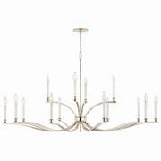 Kichler 52698PN 14 Light Chandelier, Polished Nickel (5)