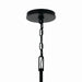 Kichler 52699BK Eight Light Foyer Chandelier, Black (3)