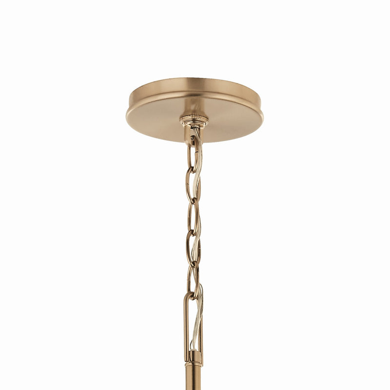 Kichler 52699CPZ Eight Light Foyer Chandelier, Champagne Bronze (3)
