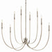 Kichler 52699PN Eight Light Foyer Chandelier, Polished Nickel (2)