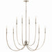 Kichler 52699PN Eight Light Foyer Chandelier, Polished Nickel (3)