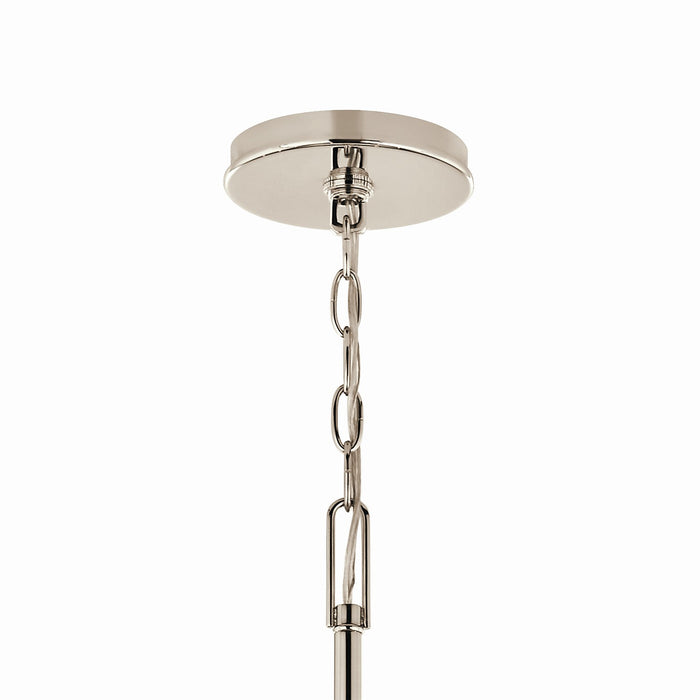 Kichler 52699PN Eight Light Foyer Chandelier, Polished Nickel (6)