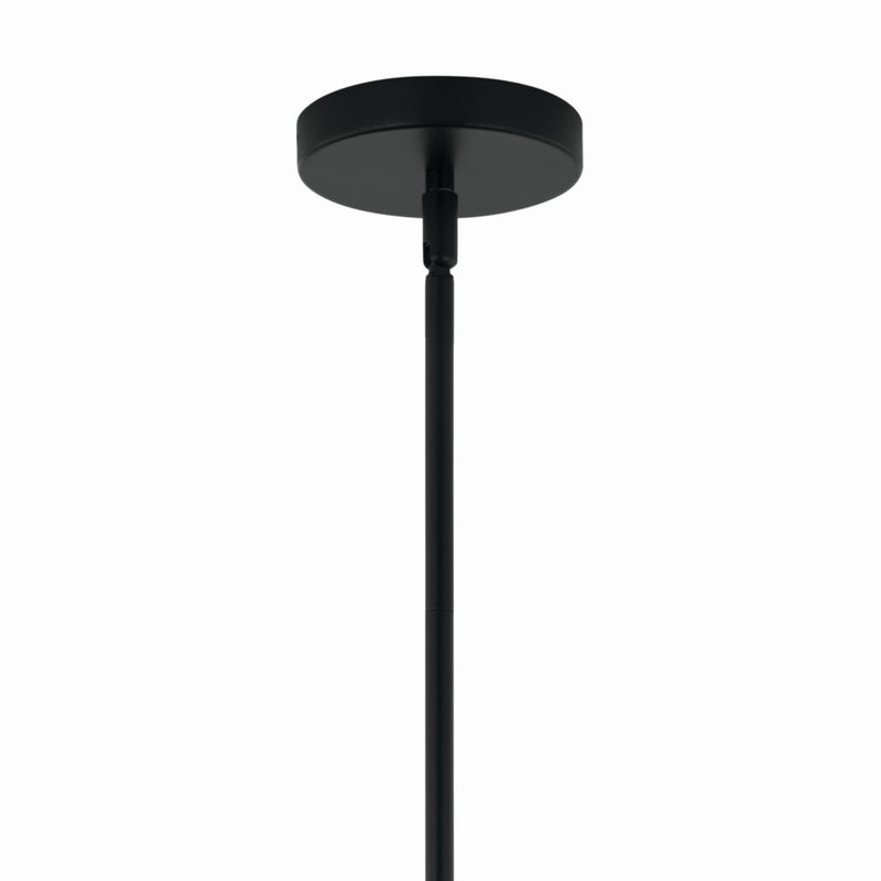 Kichler 52700BK Three Light Chandelier/Semi Flush, Black (3)