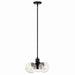Kichler 52700BK Three Light Chandelier/Semi Flush, Black (6)