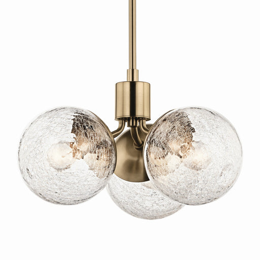 Kichler 52700CPZ Three Light Chandelier/Semi Flush, Champagne Bronze (2)