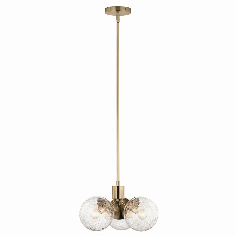 Kichler 52700CPZ Three Light Chandelier/Semi Flush, Champagne Bronze (5)
