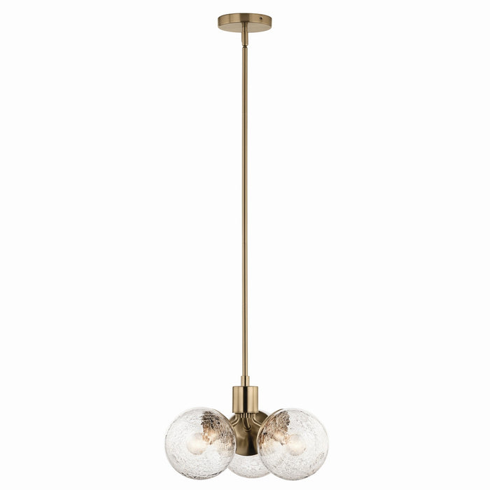 Kichler 52700CPZ Three Light Chandelier/Semi Flush, Champagne Bronze (5)