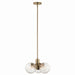 Kichler 52700CPZ Three Light Chandelier/Semi Flush, Champagne Bronze (5)