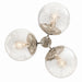 Kichler 52700PN Three Light Chandelier/Semi Flush, Polished Nickel (4)