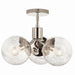 Kichler 52700PN Three Light Chandelier/Semi Flush, Polished Nickel (6)