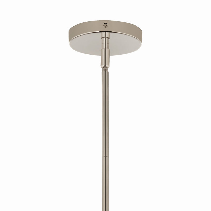 Kichler 52700PNCLR Three Light Chandelier/Semi Flush, Polished Nickel (2)