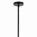 Kichler 52701BKCLR 12 Light Chandelier Convertible, Black (3)