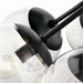 Kichler 52701BKCLR 12 Light Chandelier Convertible, Black (5)
