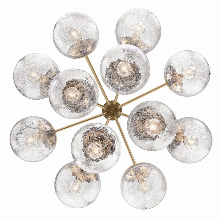 Kichler 52701CPZ 12 Light Chandelier Convertible, Champagne Bronze (4)