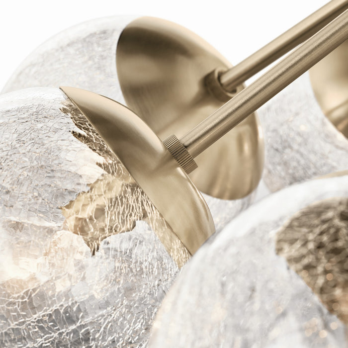 Kichler 52701CPZ 12 Light Chandelier Convertible, Champagne Bronze (5)