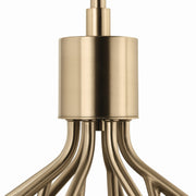 Kichler 52701CPZCLR 12 Light Chandelier Convertible, Champagne Bronze (6)