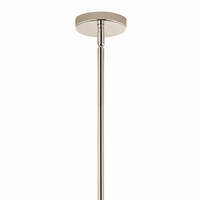 Kichler 52701PN 12 Light Chandelier Convertible, Polished Nickel (3)