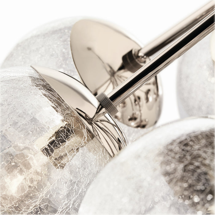 Kichler 52701PN 12 Light Chandelier Convertible, Polished Nickel (5)