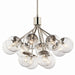 Kichler 52701PNCLR 12 Light Chandelier Convertible, Polished Nickel (2)