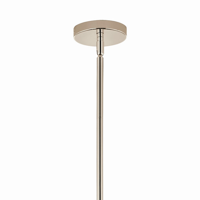 Kichler 52701PNCLR 12 Light Chandelier Convertible, Polished Nickel (3)