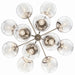 Kichler 52701PNCLR 12 Light Chandelier Convertible, Polished Nickel (4)
