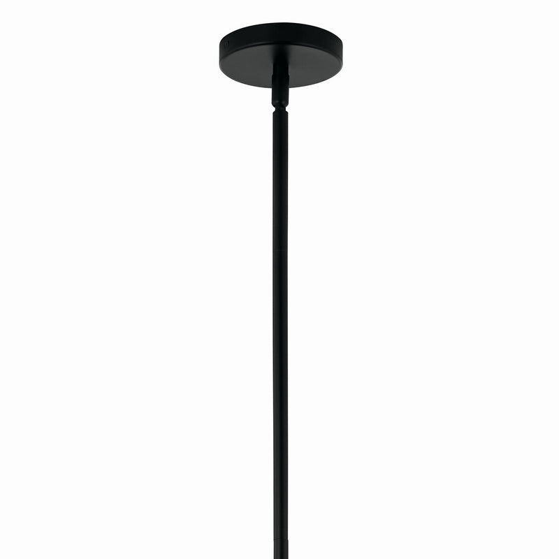 Kichler 52702BK 16 Light Chandelier Convertible, Black (3)