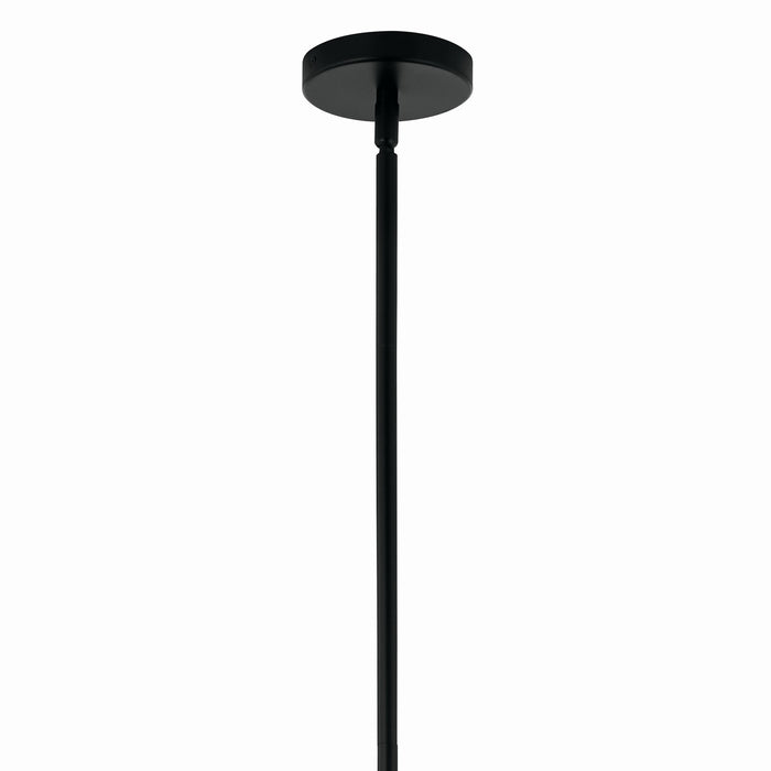 Kichler 52702BK 16 Light Chandelier Convertible, Black (3)
